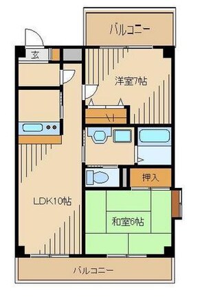 久野第三ビルの物件間取画像
